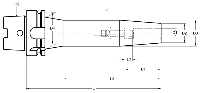 LaipHSK-A Shrink Fit Chucks (Extra Large Length)